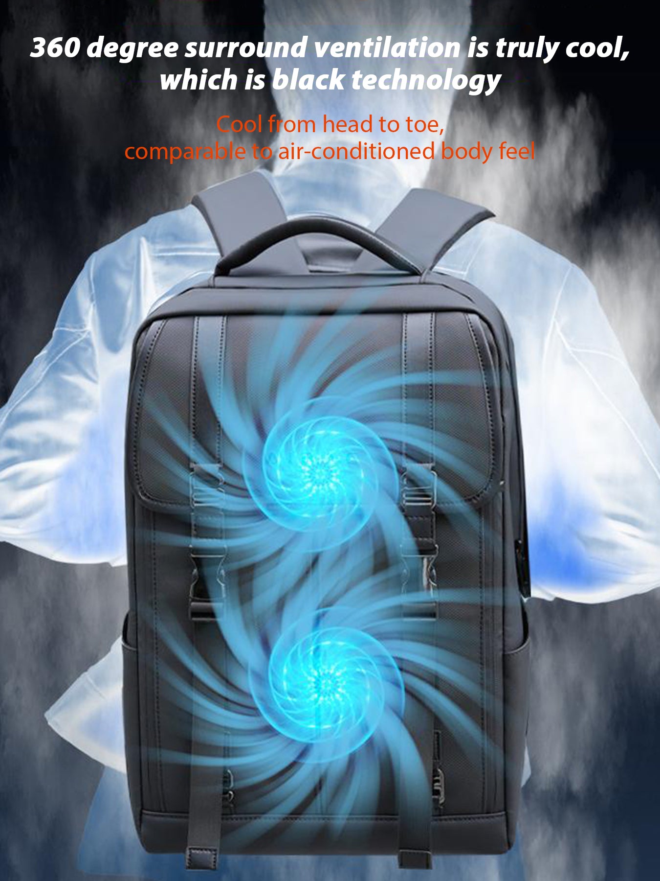 Men's Casual Solid Color Backpack with USB Port, Business Travel Backpack, Waterproof Computer Bag & 8 Pairs Sunglasses, Fashionable Large Capacity Backpack for Men