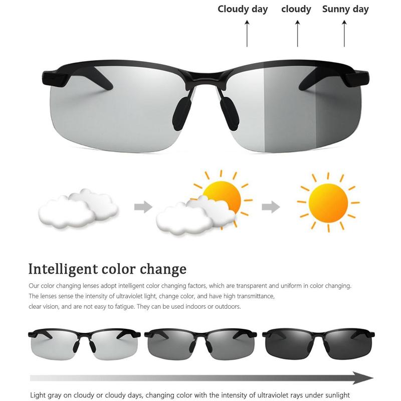 Color Chaning Polarized  Sports Sunglasses